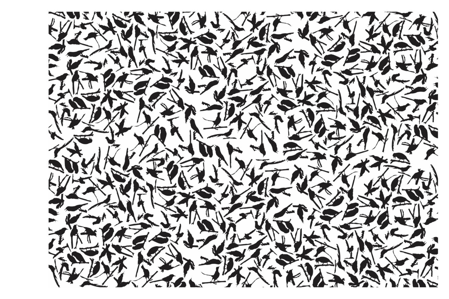 Bird Silhouette Pattern Background png