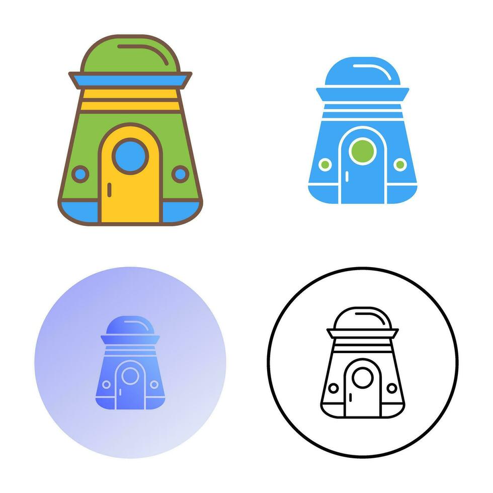 Space Capsule Vector Icon