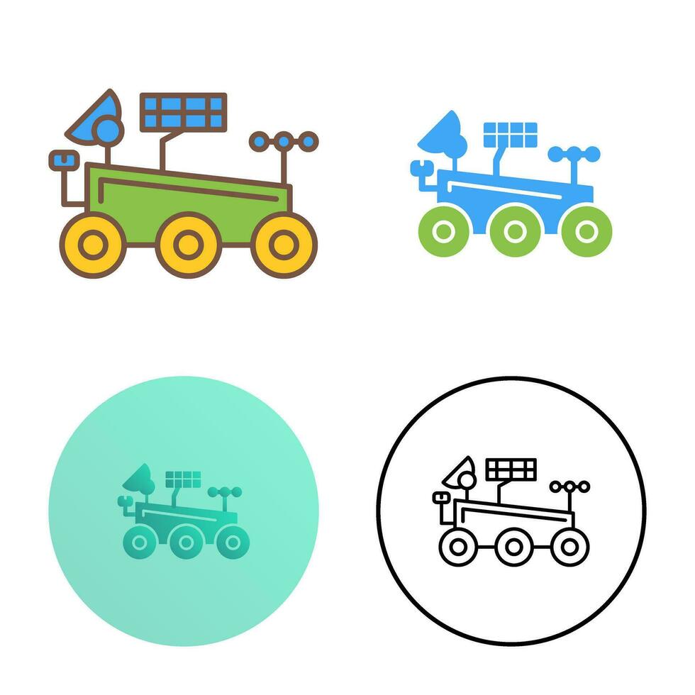 Mars Rover Vector Icon