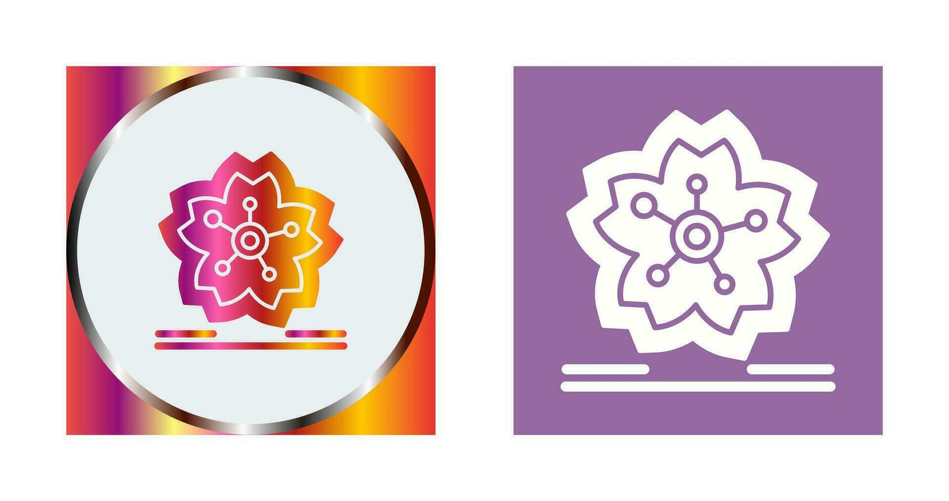 Cherry Blossom Vector Icon