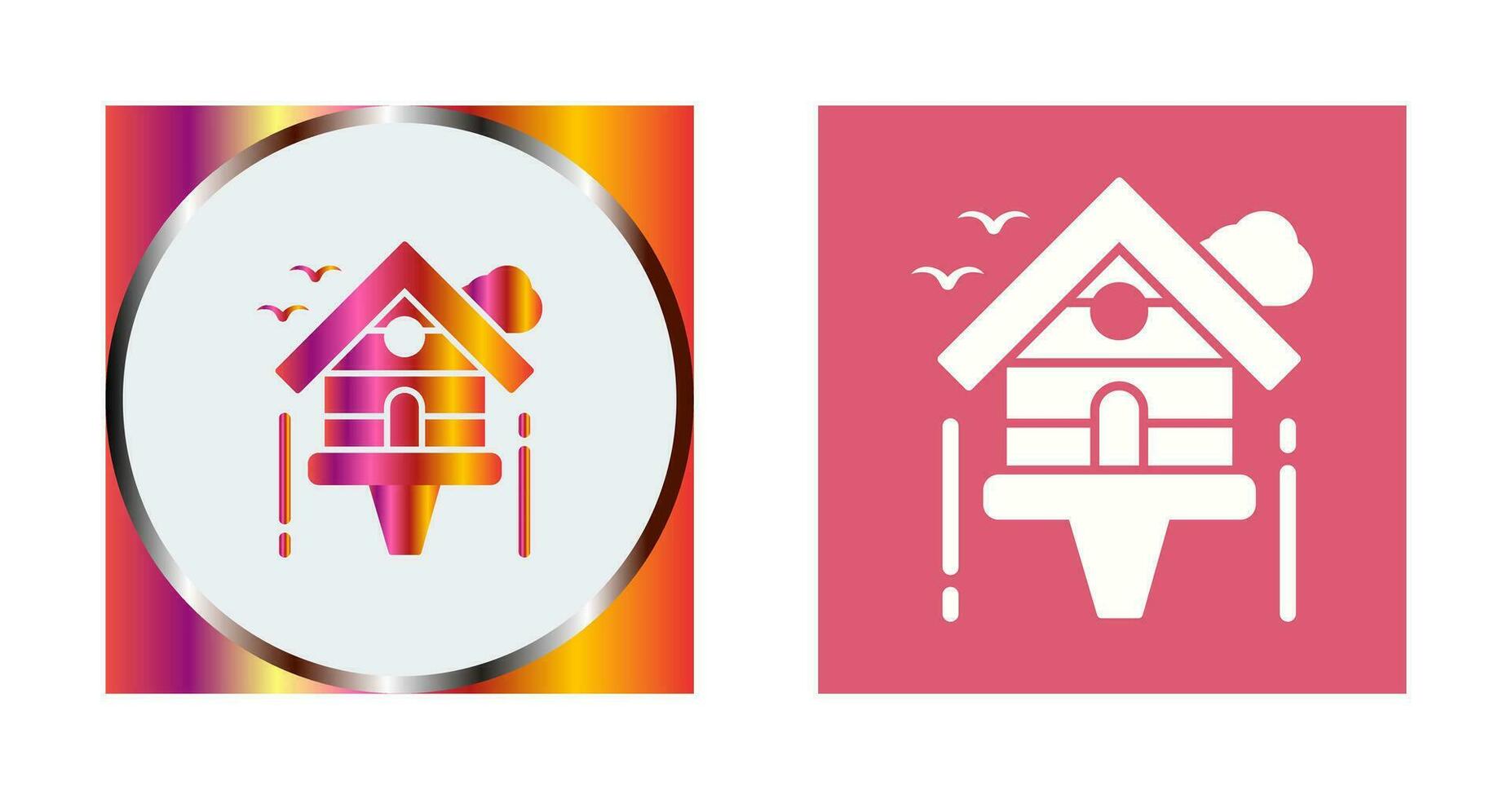 Birdhouse Vector Icon