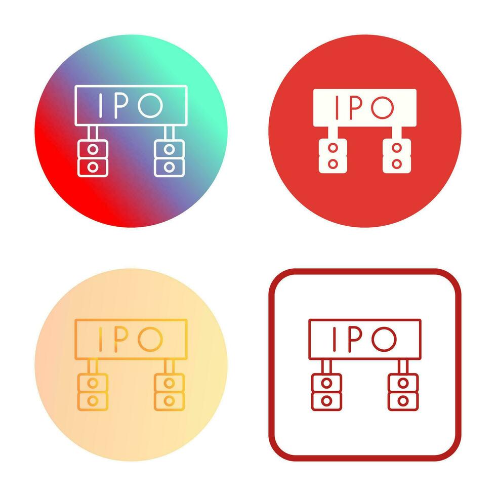 Ipo Vector Icon