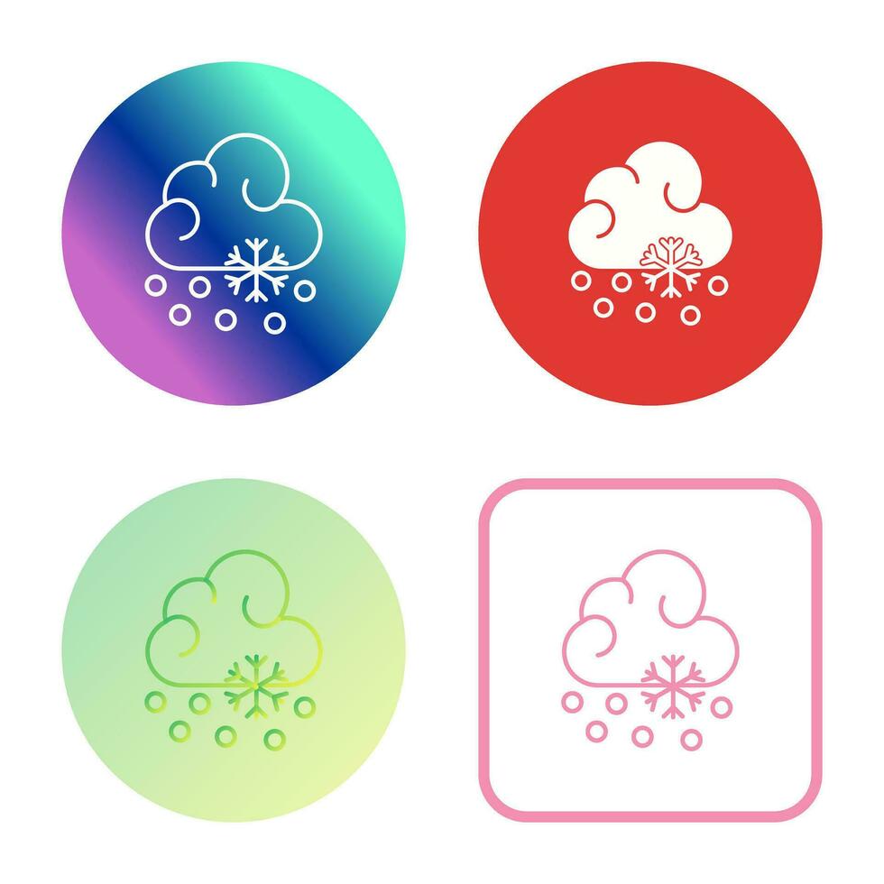 Snow Fall Vector Icon