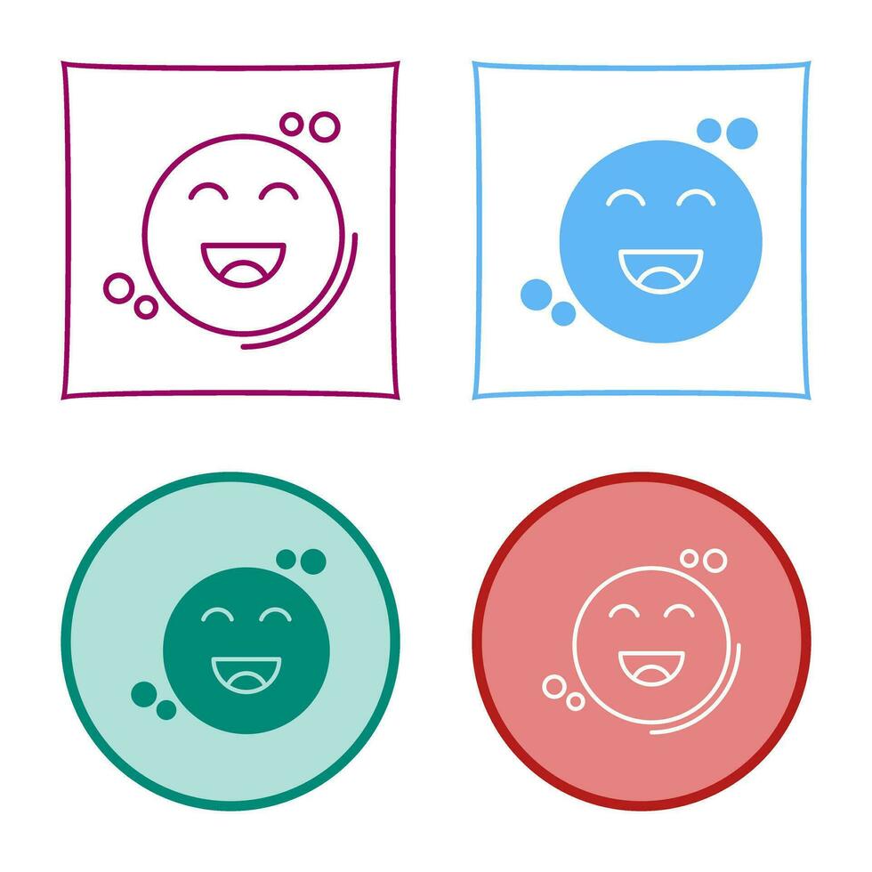 Happiness Vector Icon