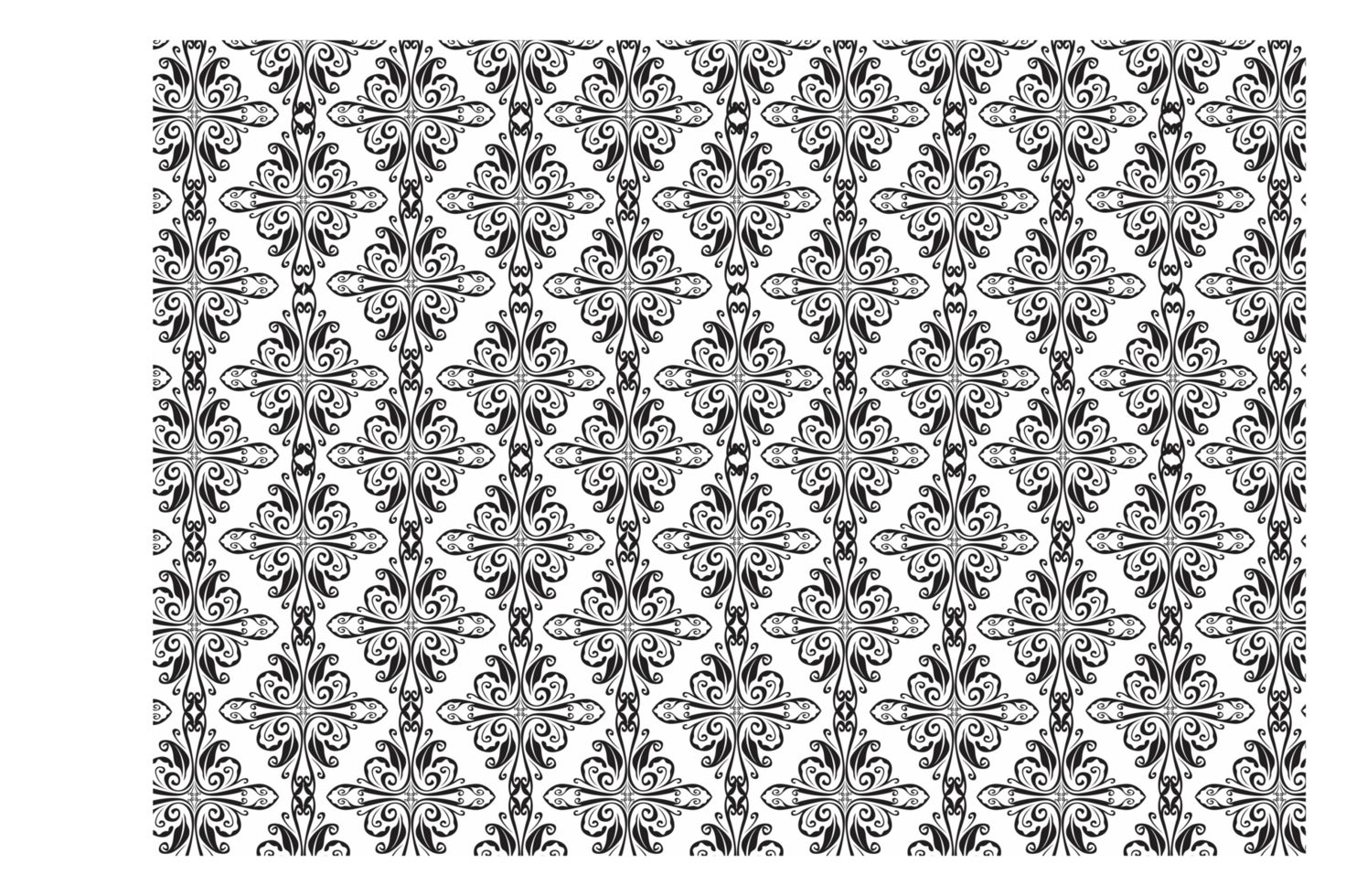 Black Ornament Pattern Background png