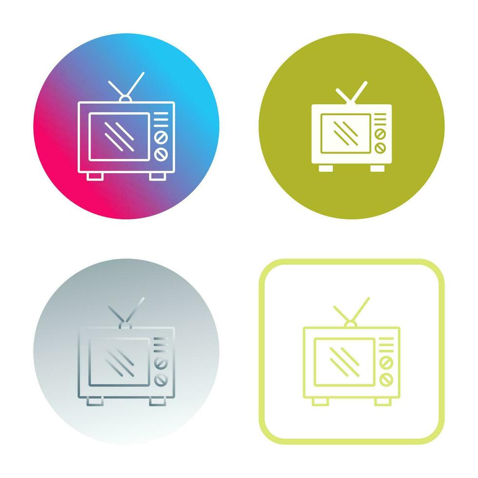 Old TV Vector Icon