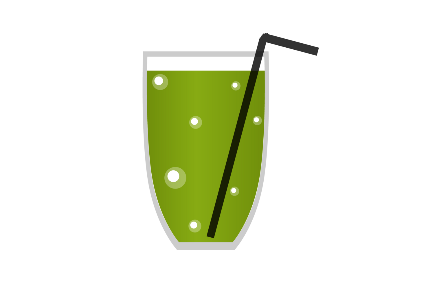 Limonade trinken auf transparent Hintergrund png