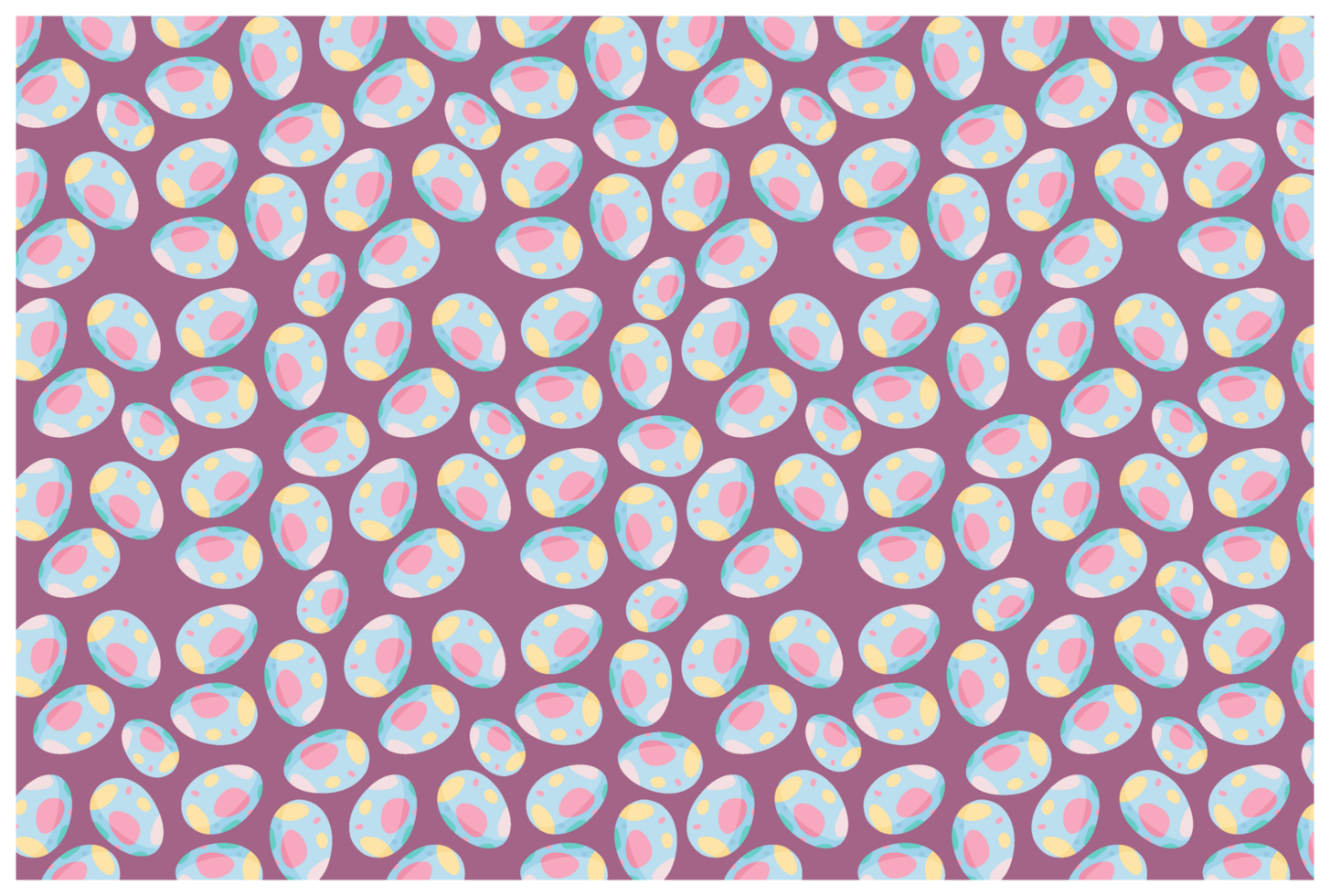 Easter Egg Pattern Background png