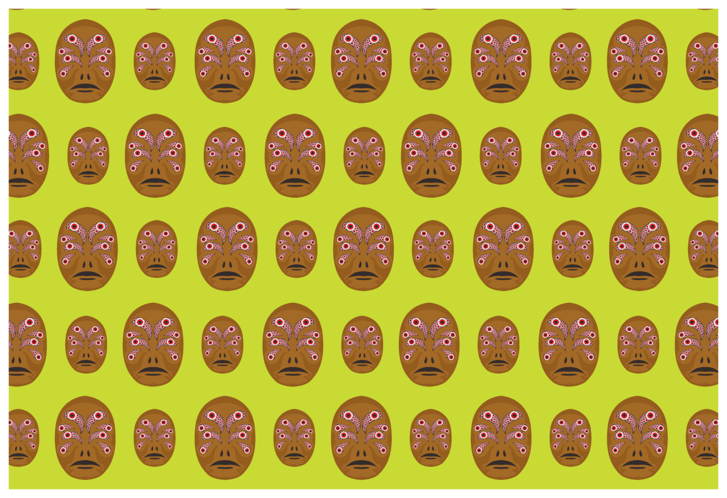 Halloween - a monster with many eyes Pattern Background png