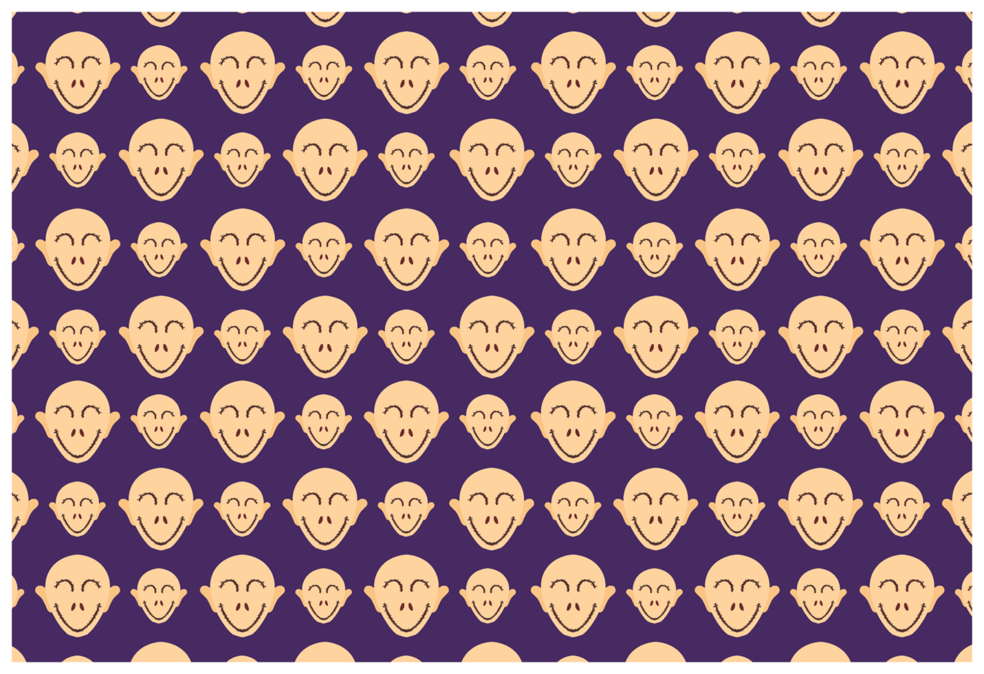 Halloween - Leatherface Pattern Background png