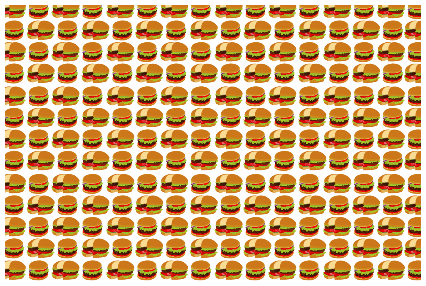 Hamburger Pattern Background png