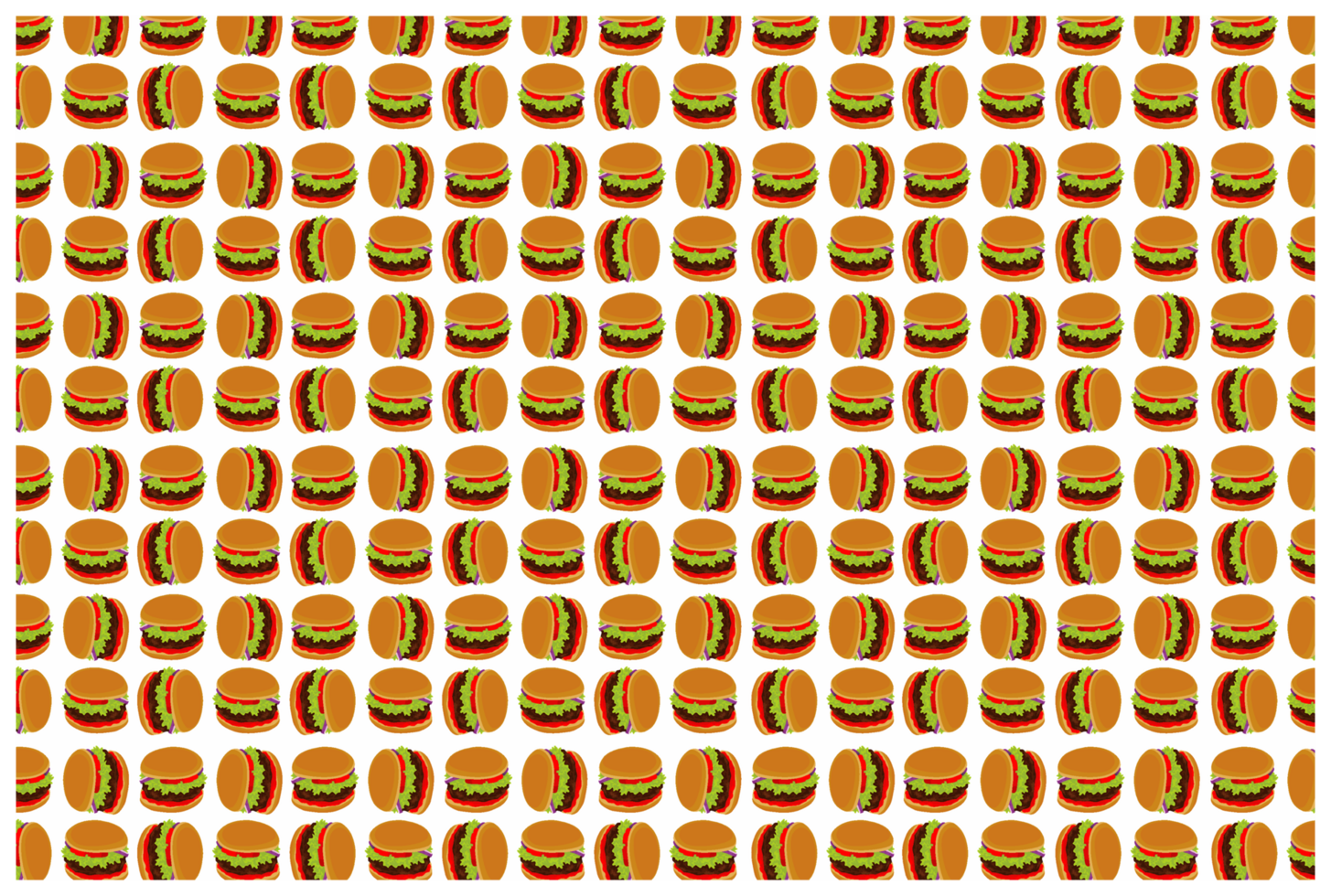 Hamburger Pattern Background png