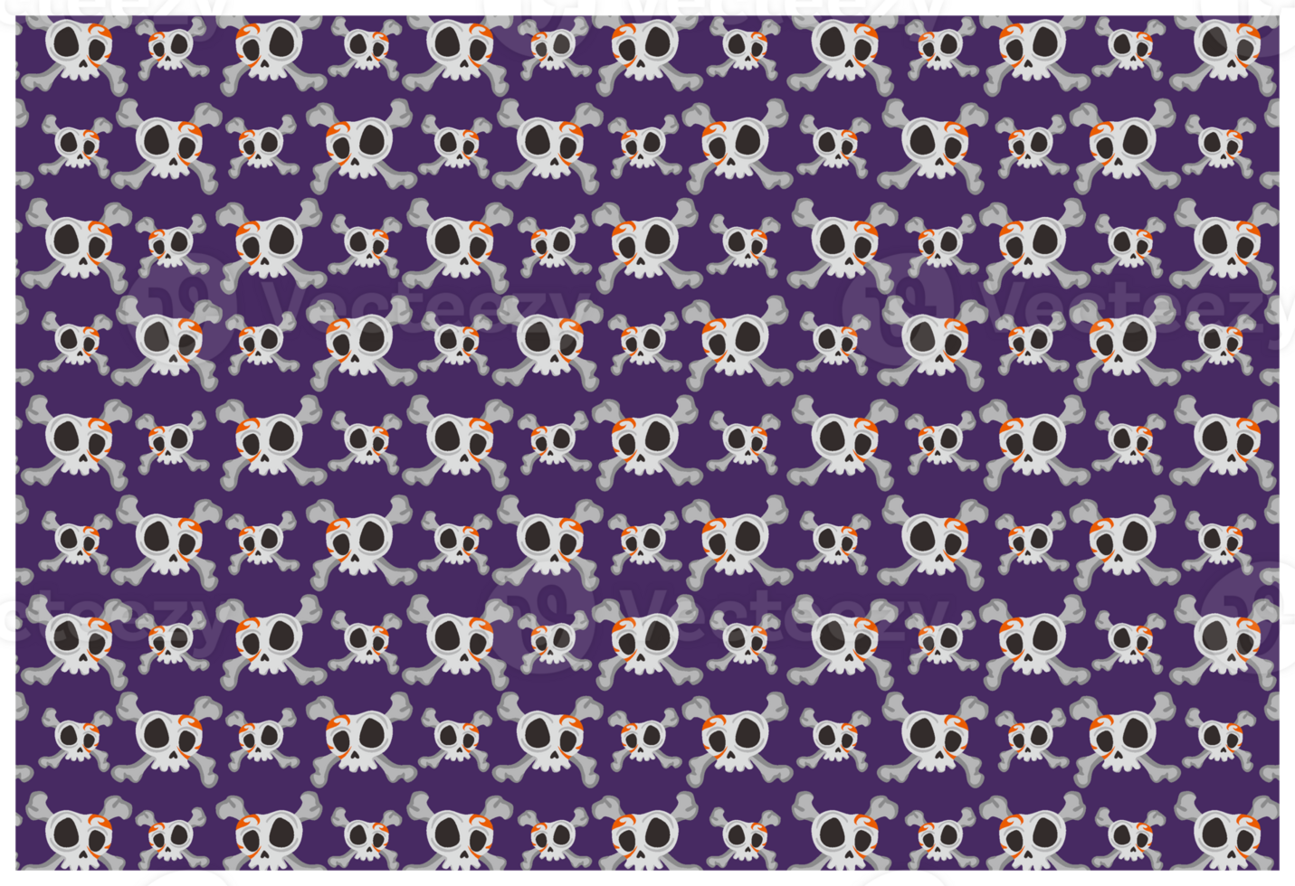 Halloween - Skull - Skeleton Pattern Background png