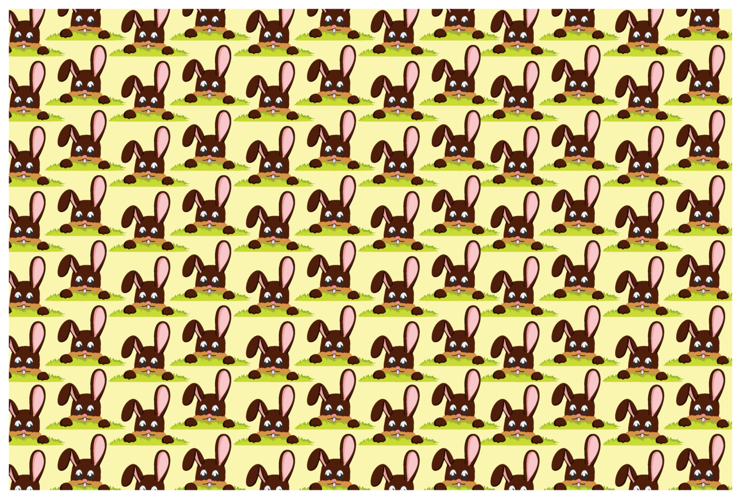 Easter Bunny Pattern Background png