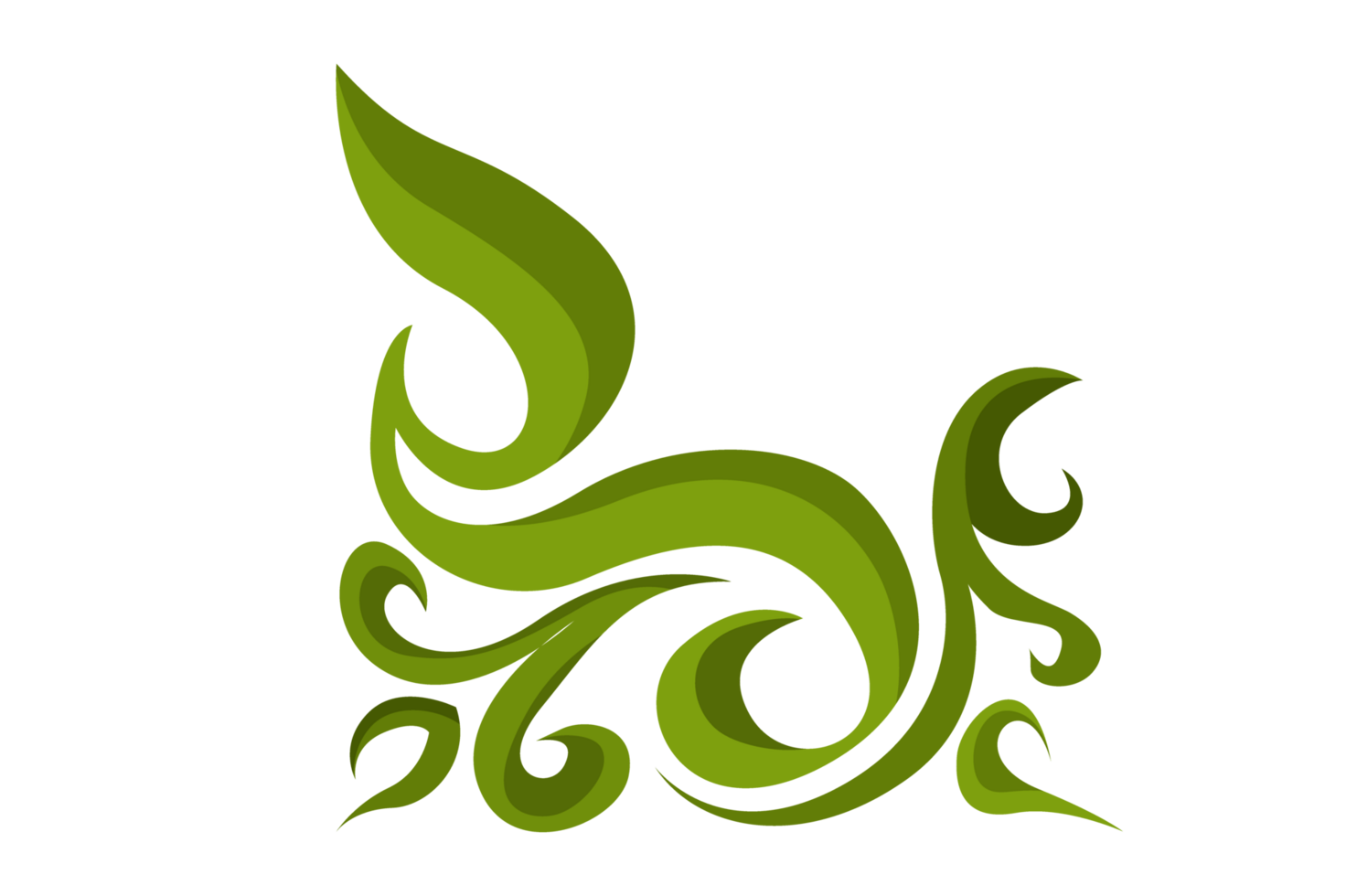 Swirl Ornament Border With Transparent Background png