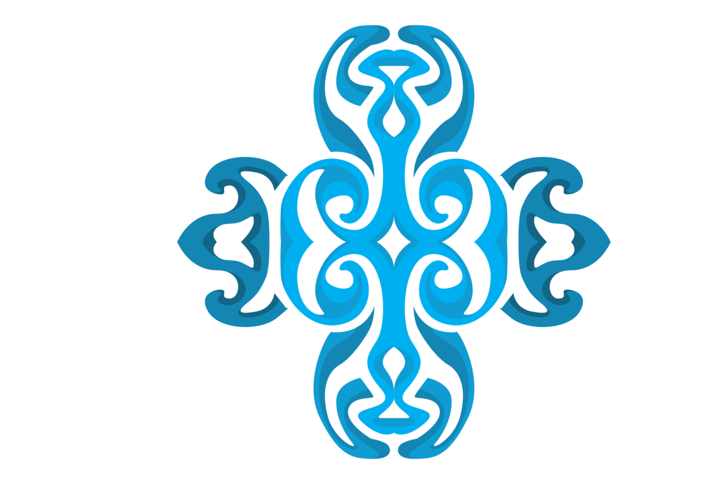 Swirl Ornament Border With Transparent Background png