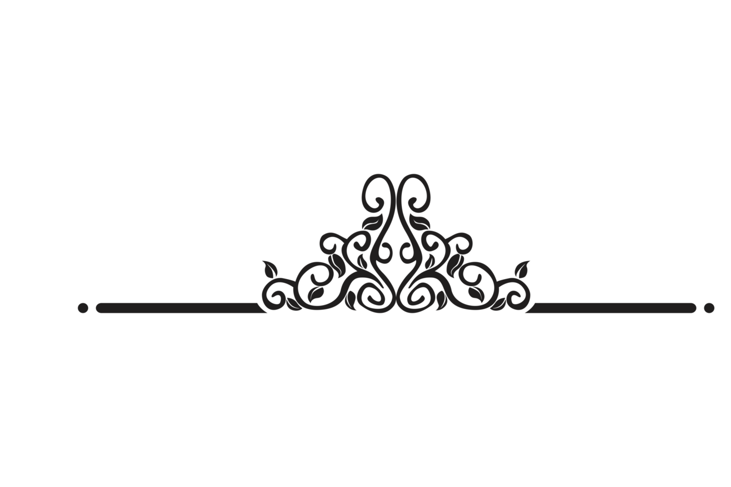 Swirl Ornament Border With Transparent Background png