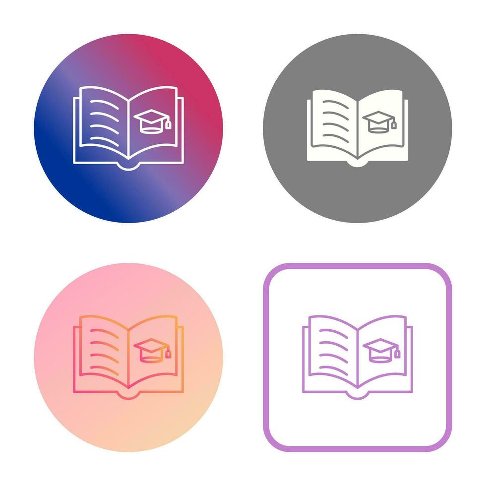 Open Book Vector Icon