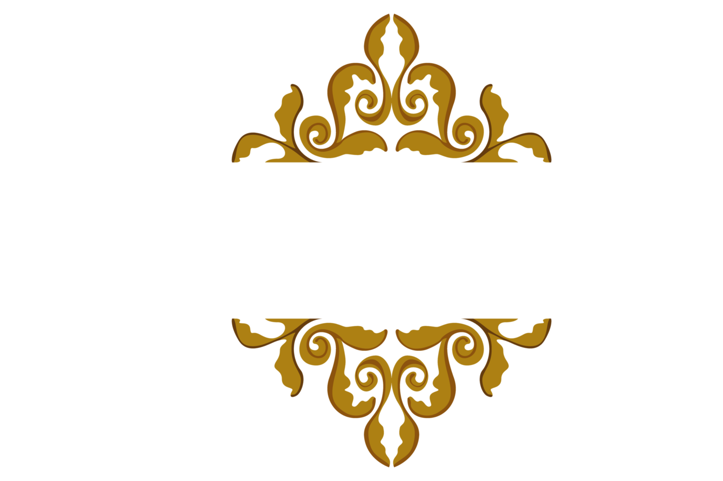 Flora Ornament Border With Design With Transparent Background png