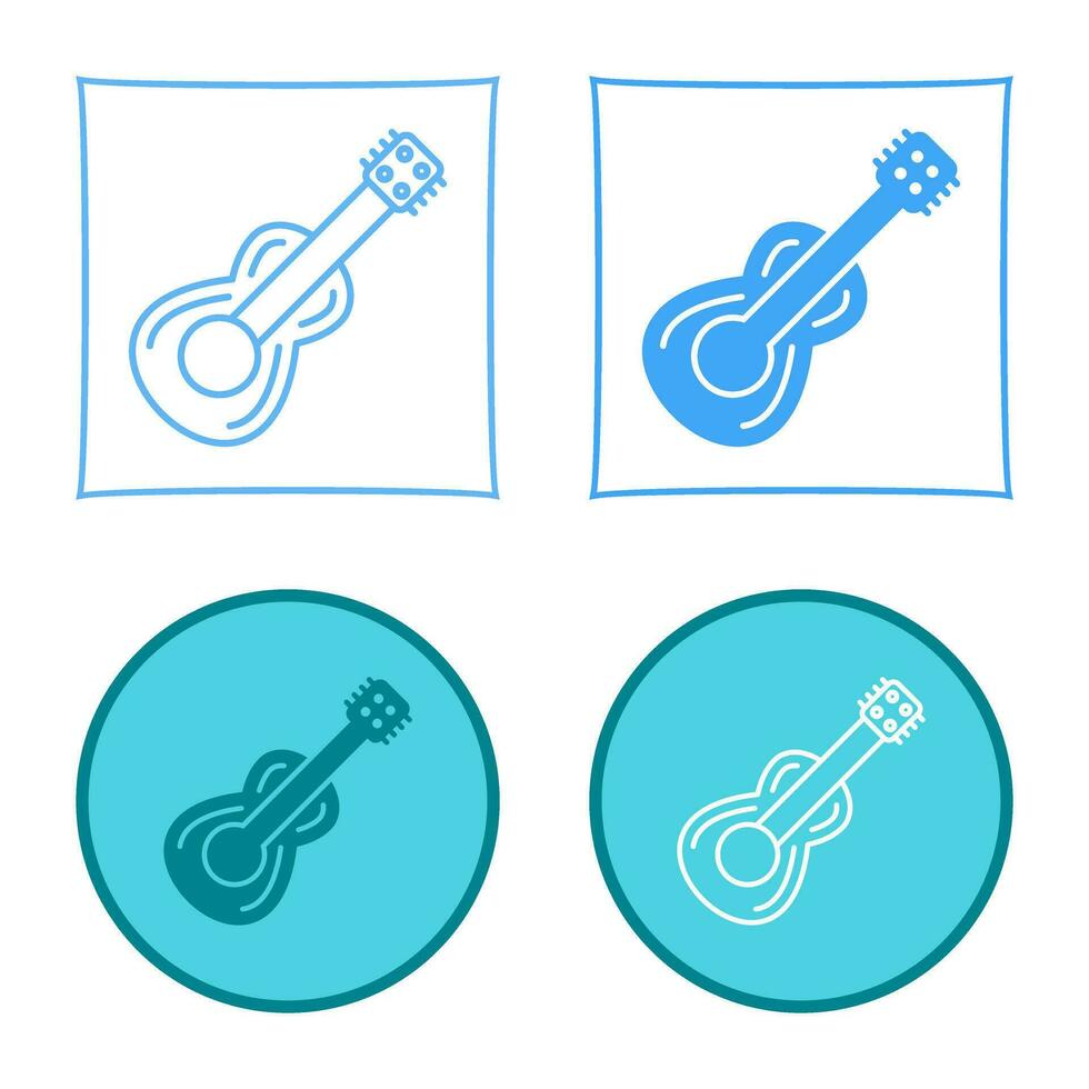 icono de vector de guitarra