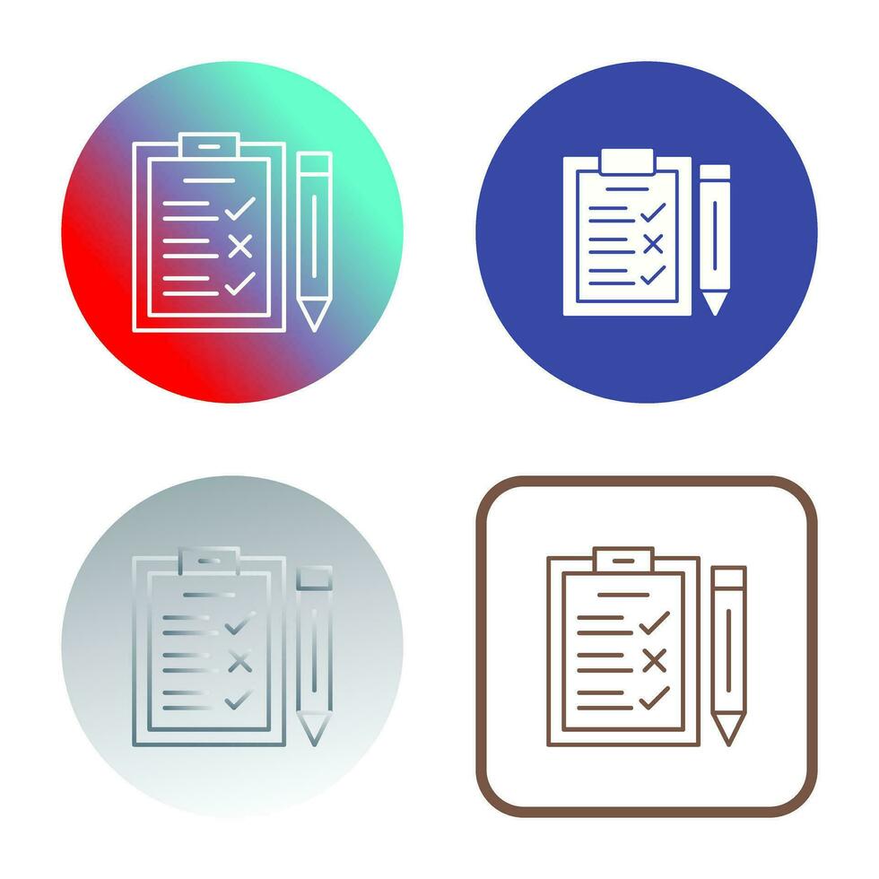 Clipboard Vector Icon