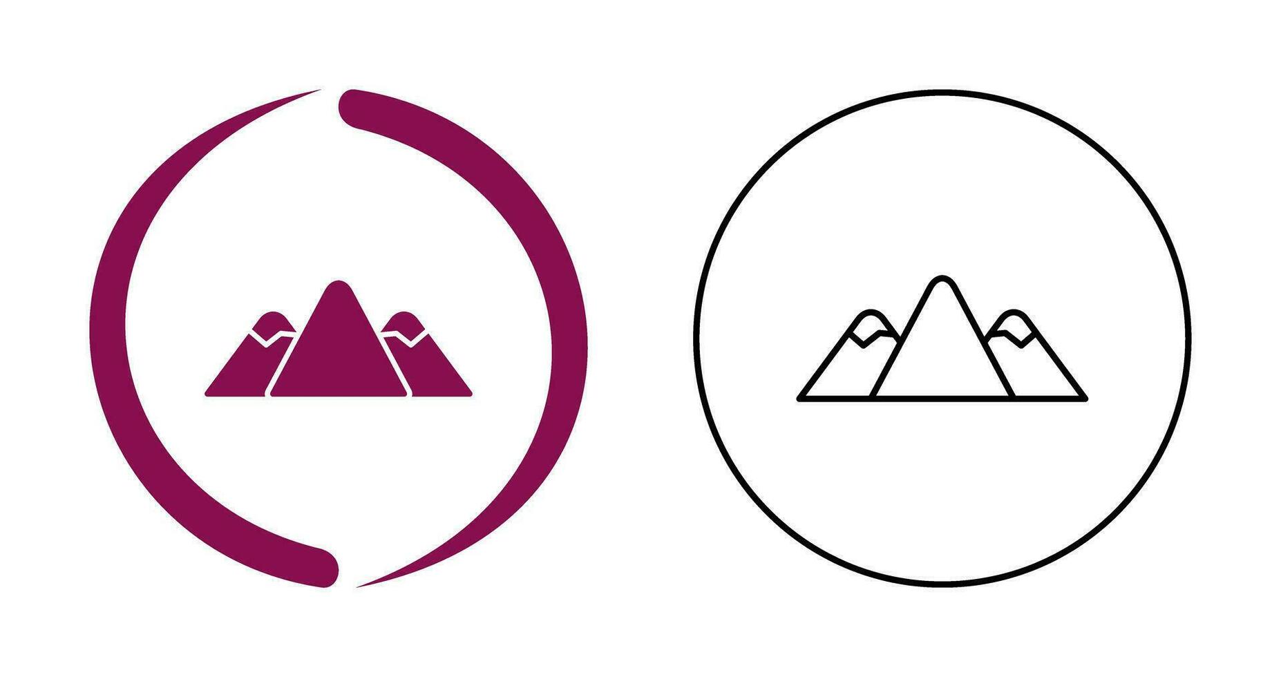 Mountain Vector Icon