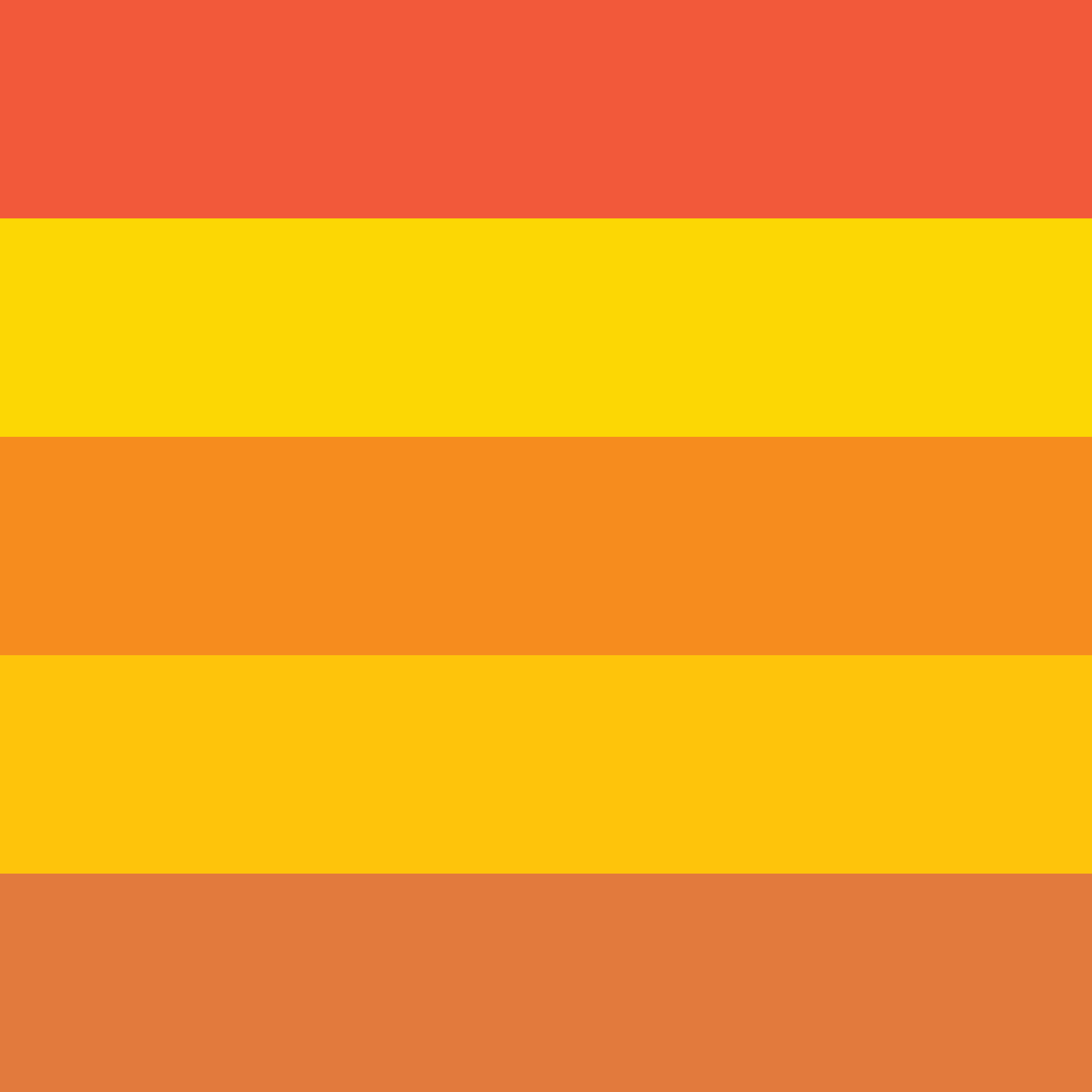 Sunset color palette with 5 different hues of a radiant sunset 34132292