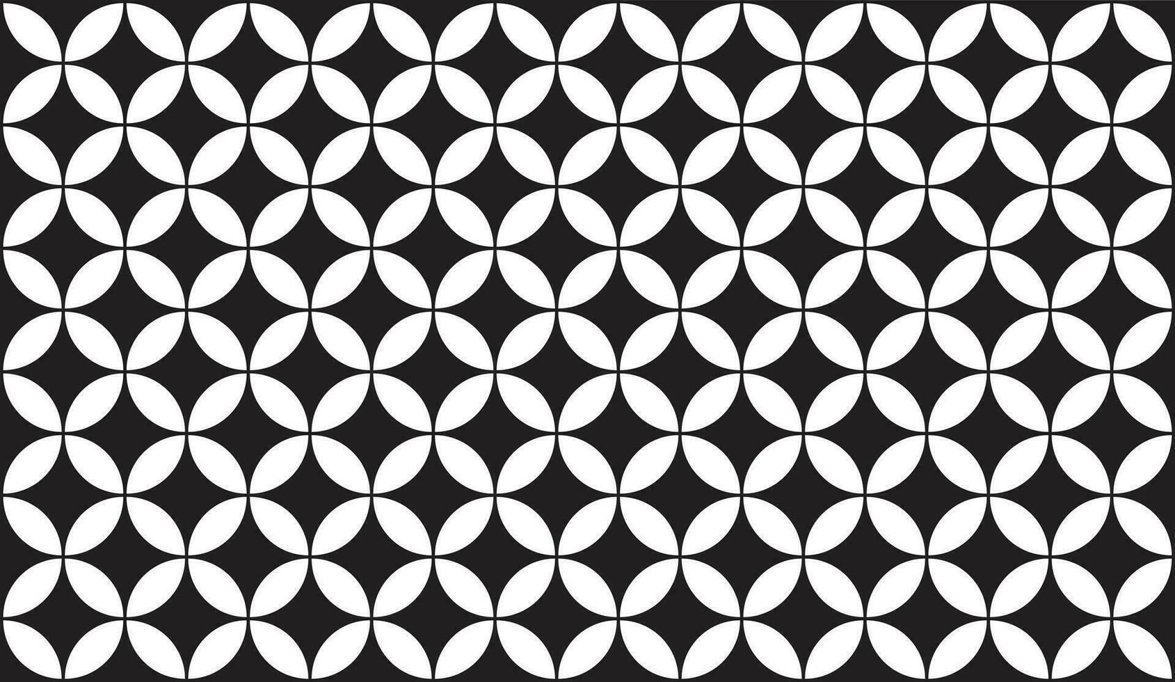 Seamless geometric modern black and white vector pattern