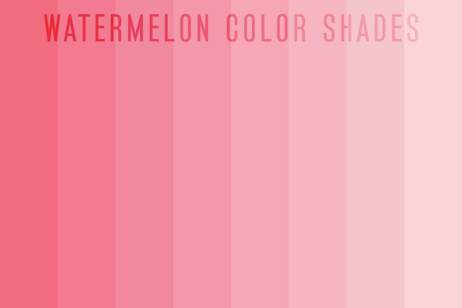 paleta de sandía color sombras vector ilustración plantilla, Perfecto para vibrante diseños