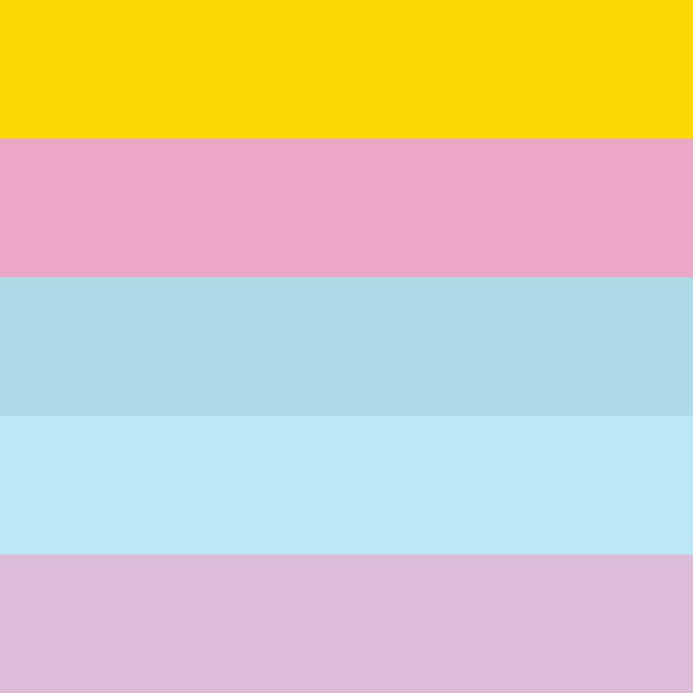 Pastel hue color scheme palette vector