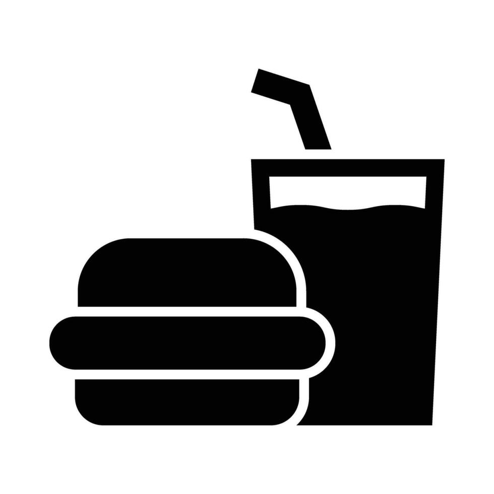 Fast Food Vector Glyph Icon For Personal And Commercial Use.