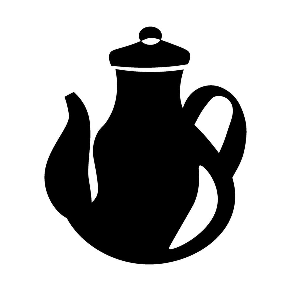Happy Thanksgiving Ceramic Jug With Lid Silhouette vector