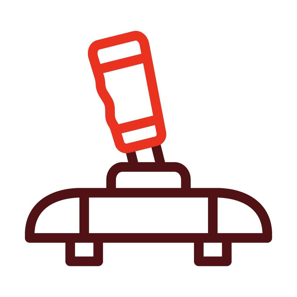 Joystick Thick Line Two Colors Icon Design vector