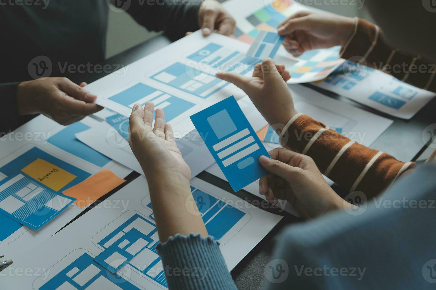 ux ui y programación desarrollo tecnología. foto