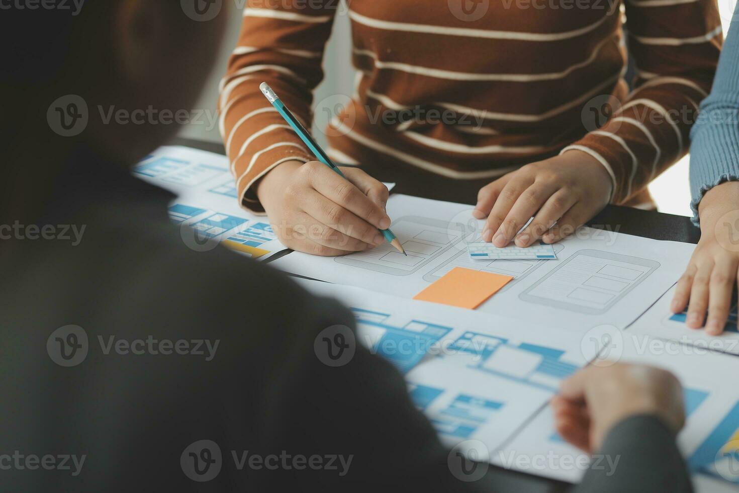 ux ui y programación desarrollo tecnología. foto