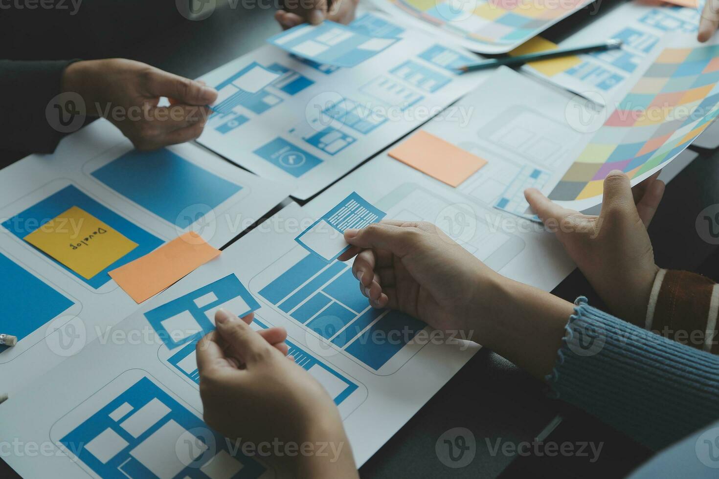 ux ui y programación desarrollo tecnología. foto