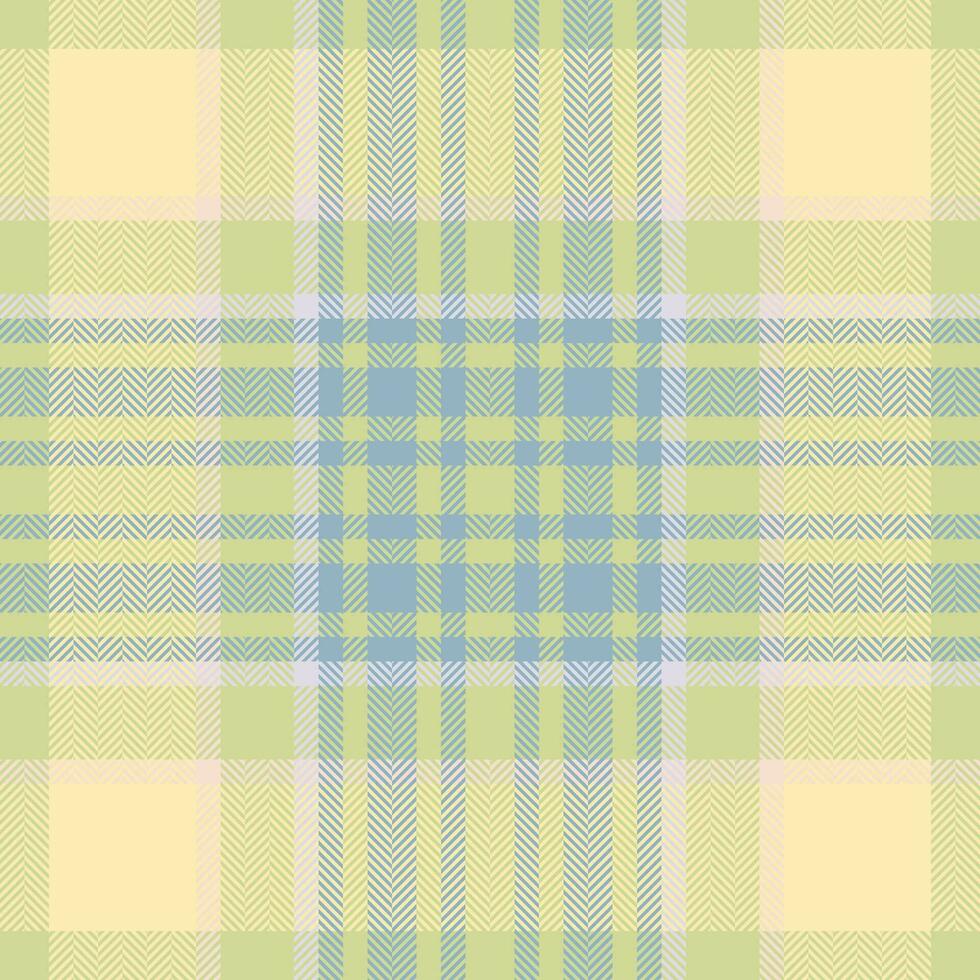 Plaid check pattern. Seamless fabric texture. Tartan textile print. vector