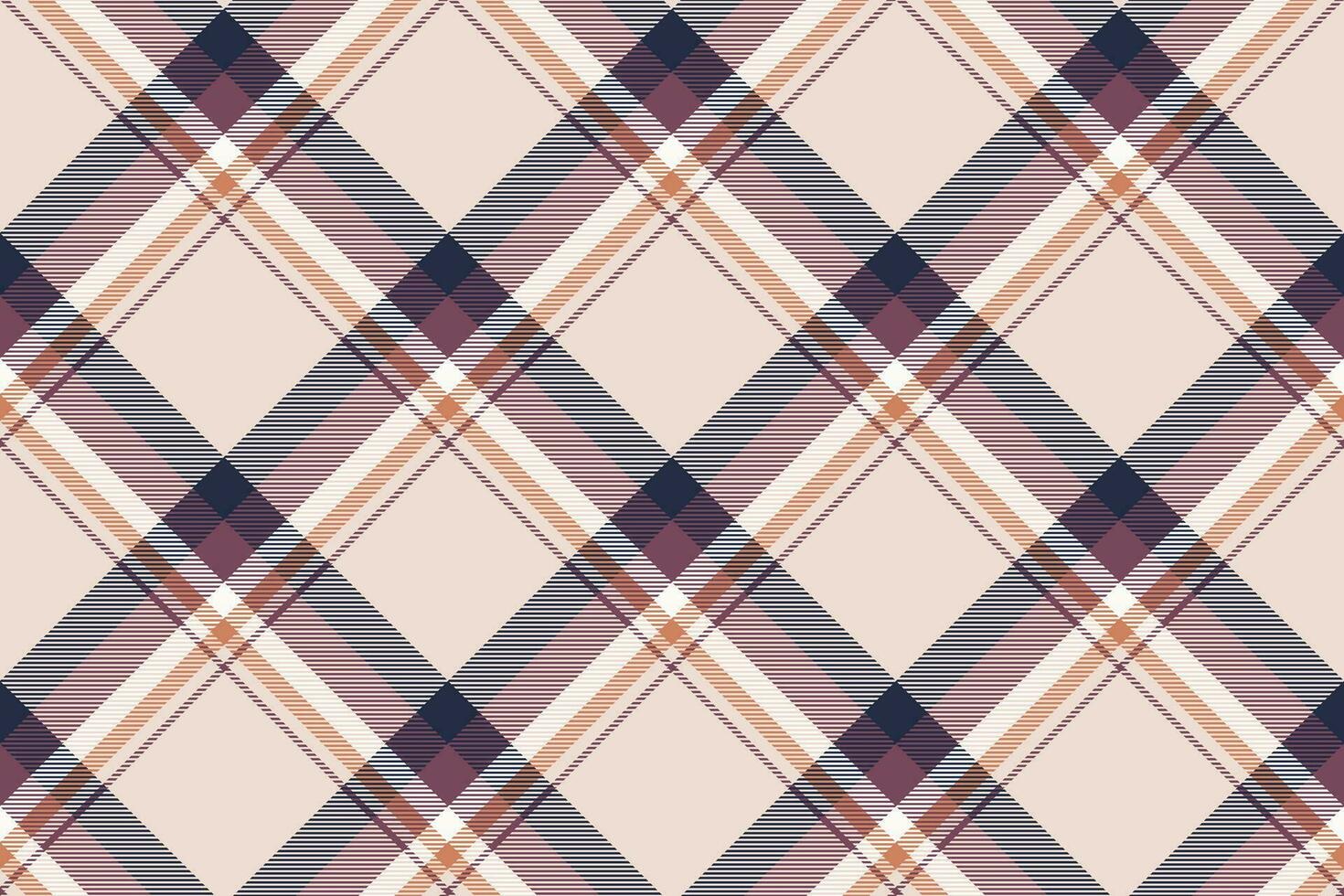 Tartan plaid background, diagonal check seamless pattern. Vector fabric texture for textile print, wrapping paper, gift card, wallpaper.