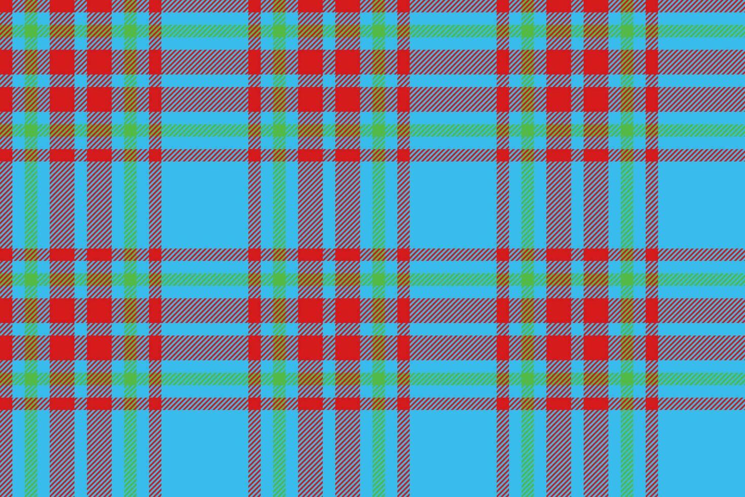 Plaid background, check seamless pattern in blue. Vector fabric texture for textile print, wrapping paper, gift card or wallpaper.