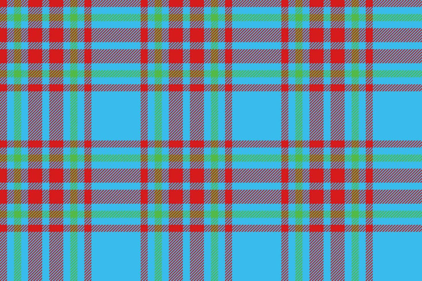 Plaid background, check seamless pattern in blue. Vector fabric texture for textile print, wrapping paper, gift card or wallpaper.