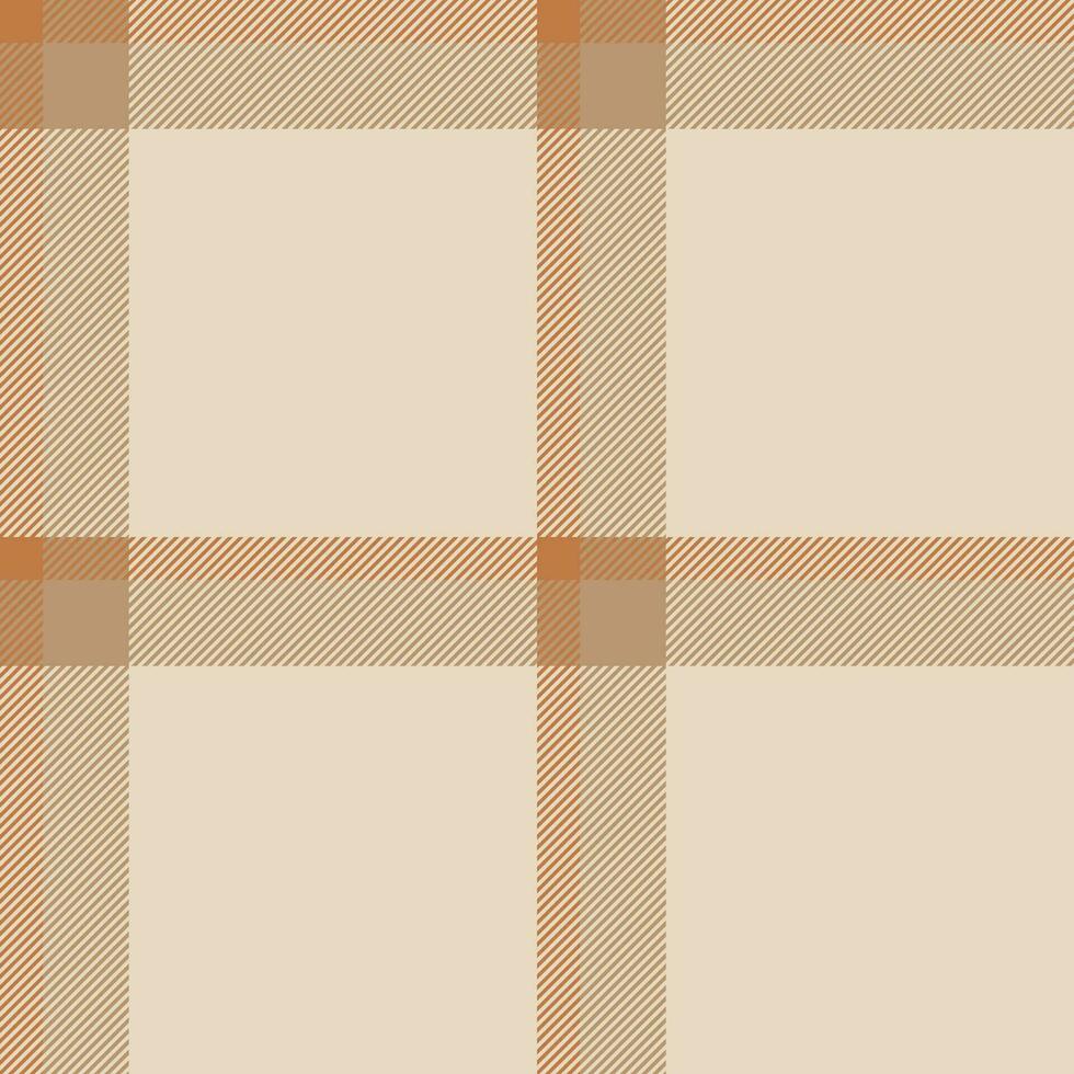 Plaid seamless pattern. Check fabric texture. Vector textile print.