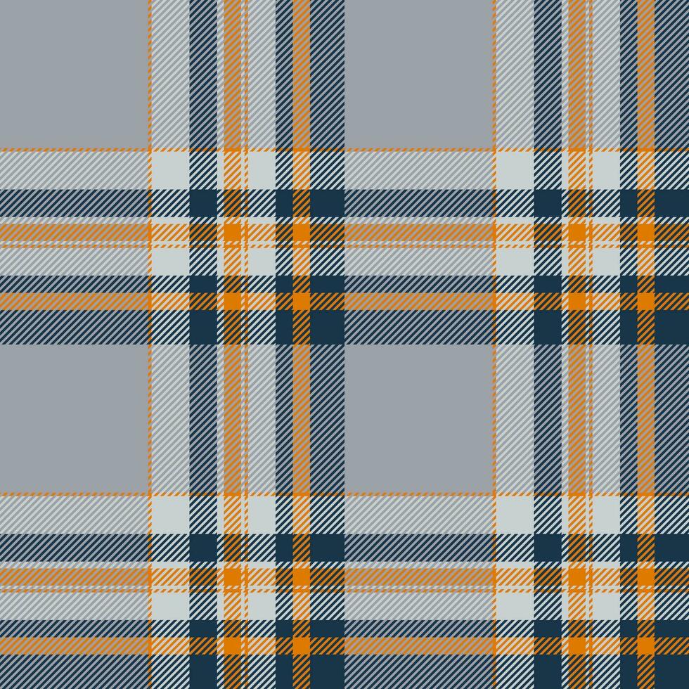 Plaid seamless pattern. Check fabric texture. Vector textile print.