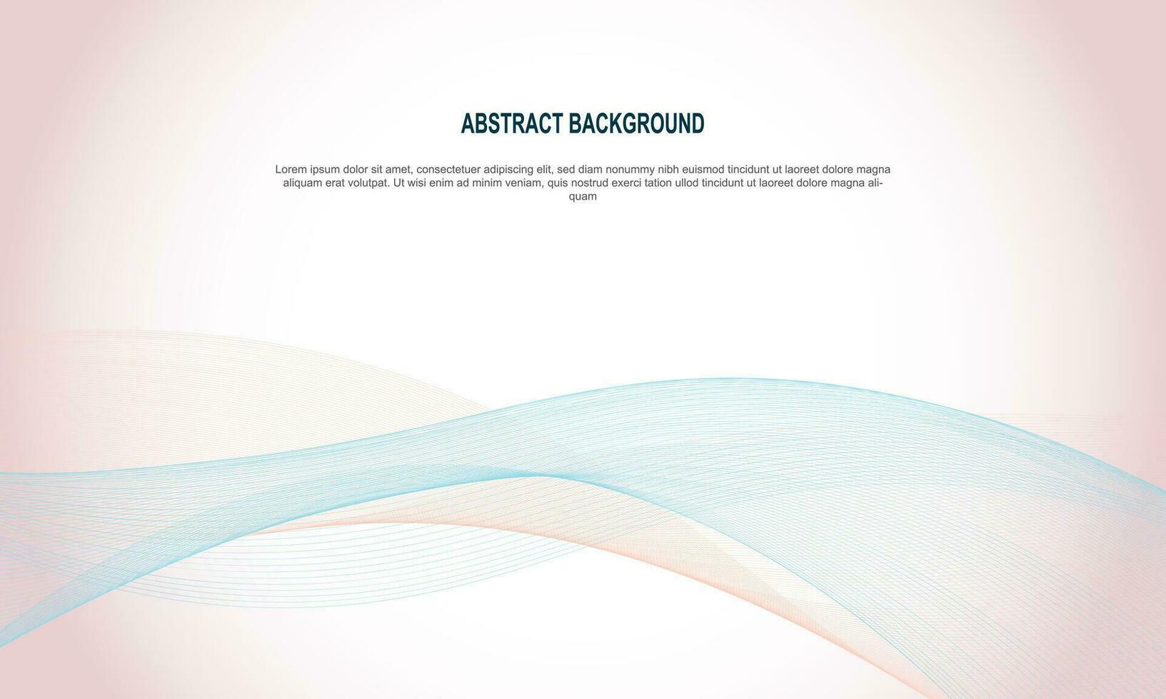Wave lines background. vector