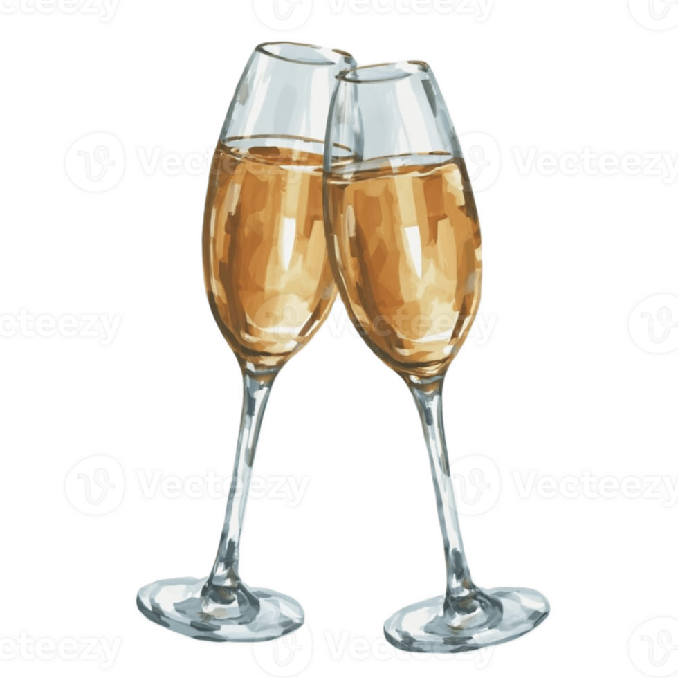 vin glas och flaska ai generativ png