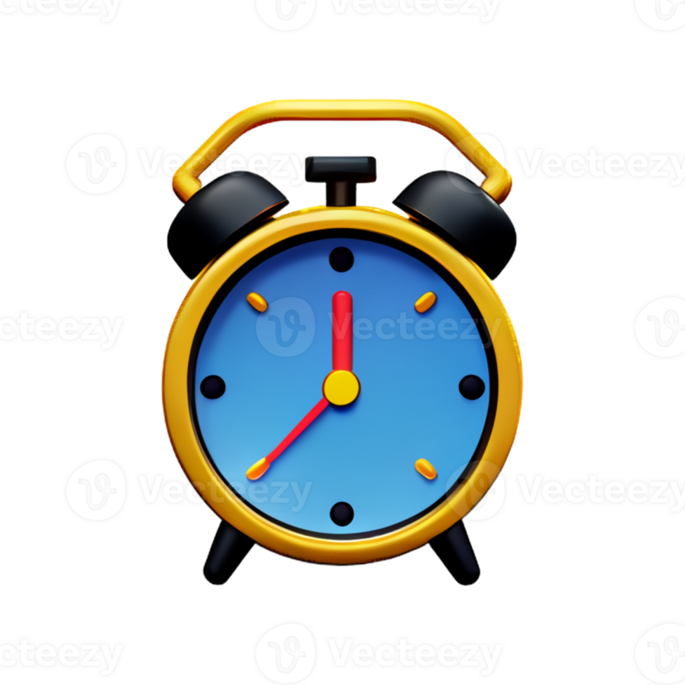 Alarm Clock Time AI Generative 34138197 PNG