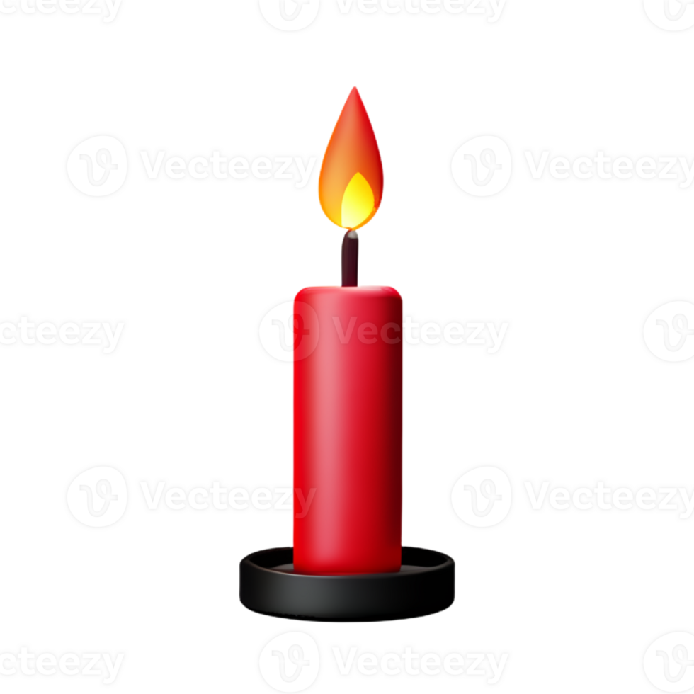Candle Light Romantic AI Generative png