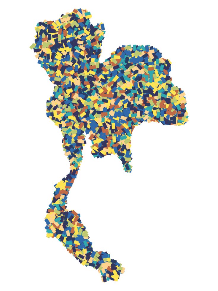 Thailand map background 34138654 PNG