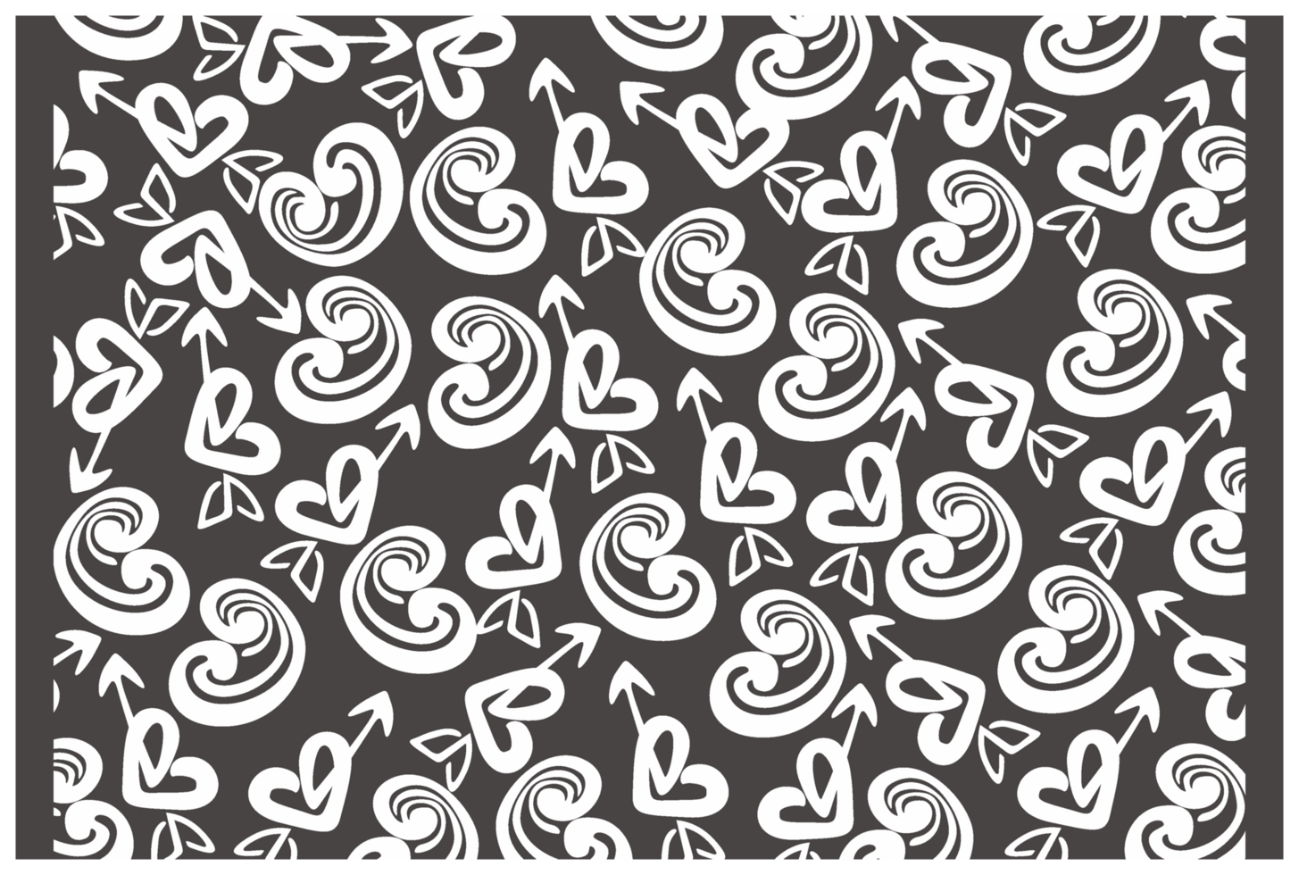 Valentine - Love Pattern Background png