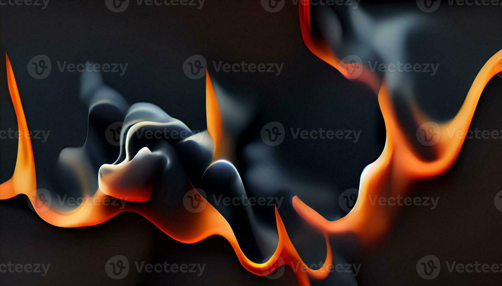 Smok texture of trendy abstract background. Creative flowing dynamic smoky wave. Generative AI photo