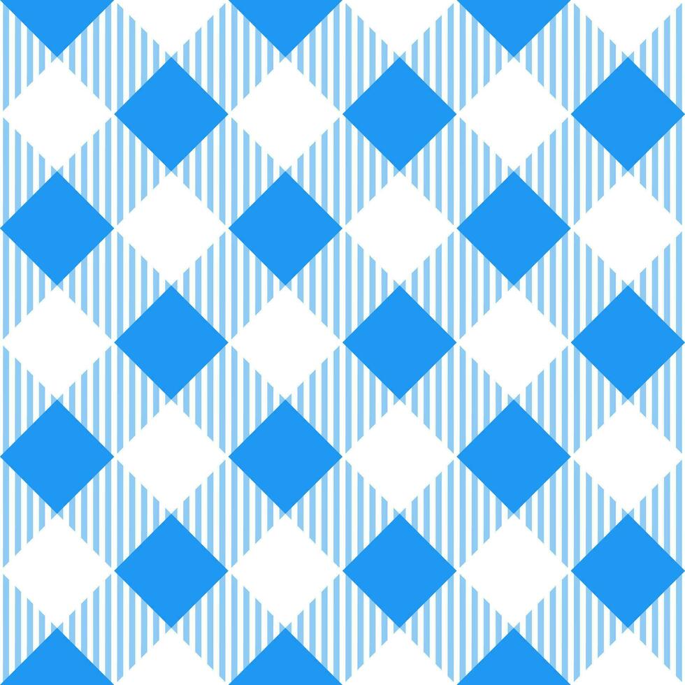 Blue shade plaid pattern with oblique line inside background. plaid pattern background. plaid background. Seamless pattern. for backdrop, decoration, gift wrapping, gingham tablecloth. vector